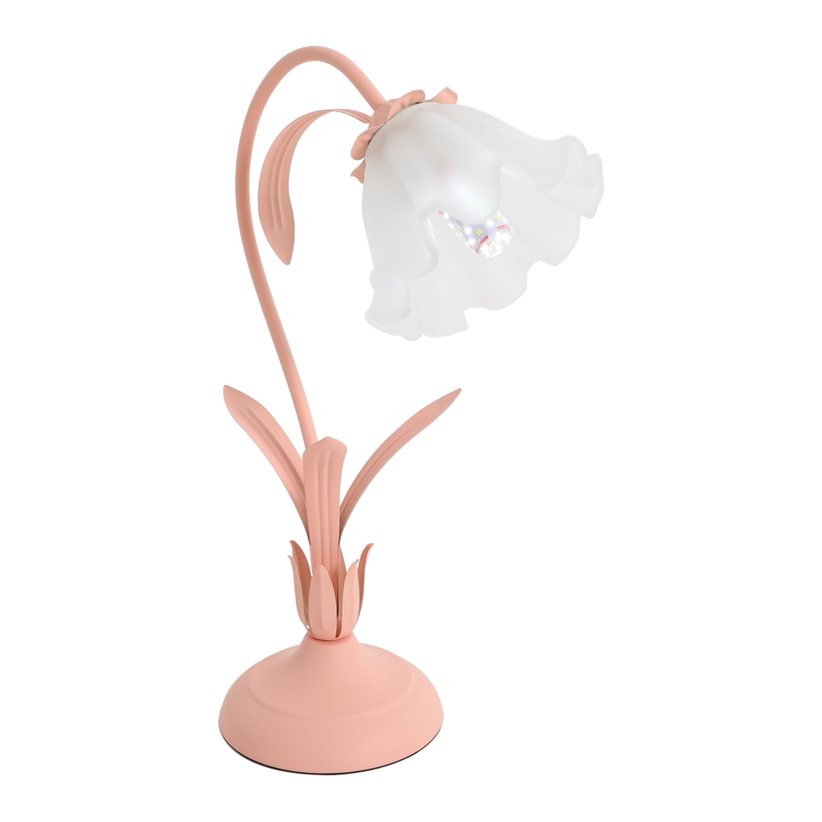 Tiffany Style Table Lamp E27 Bedside Lamp Floral Glass Lamp Dimmable Lamp+Remote