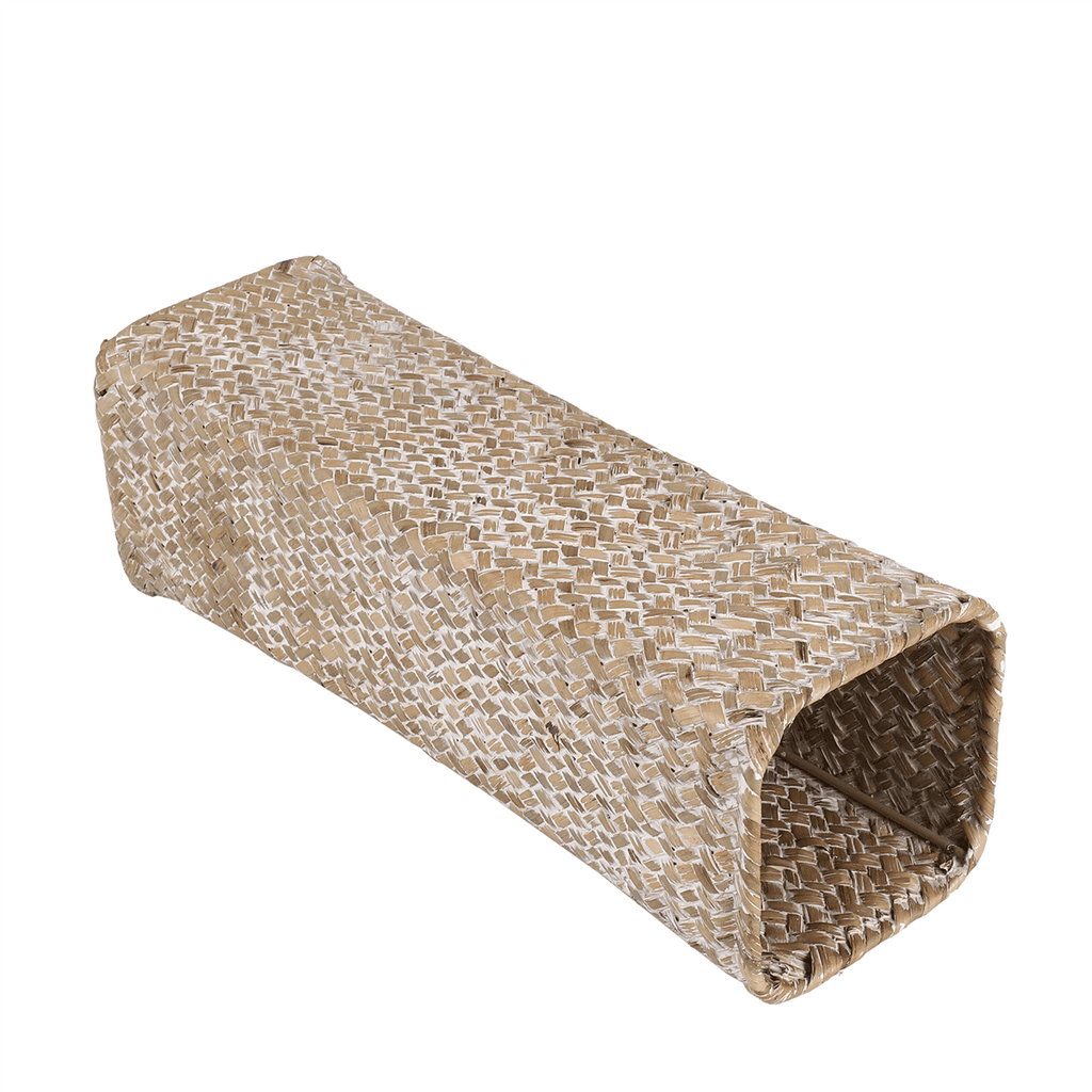 Rattan Flower Vase Bamboo Baskets Decoration Vases Fruit Basket Tall for Home Decor White