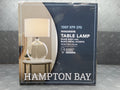 Hampton Bay 21.5” Clear Glass Table Lamp