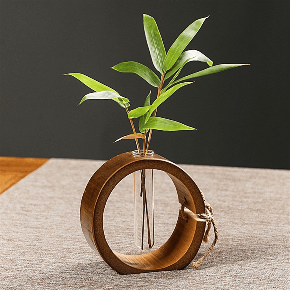 Wooden Dry Vase Flower Arrangement Living Room Dining Table Porch Home Decoration Ornaments