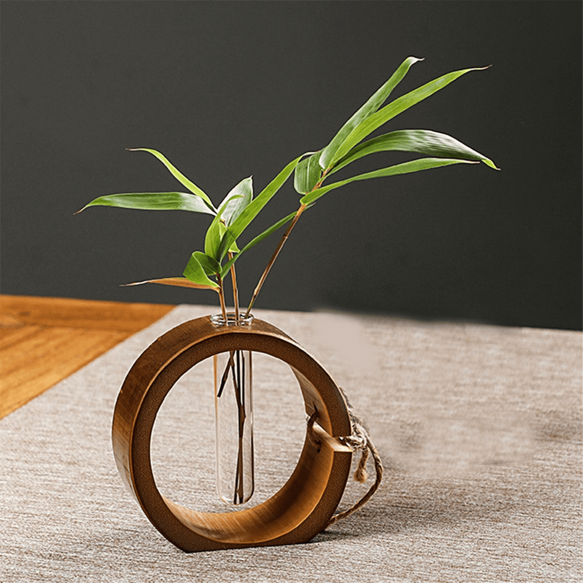 Wooden Dry Vase Flower Arrangement Living Room Dining Table Porch Home Decoration Ornaments