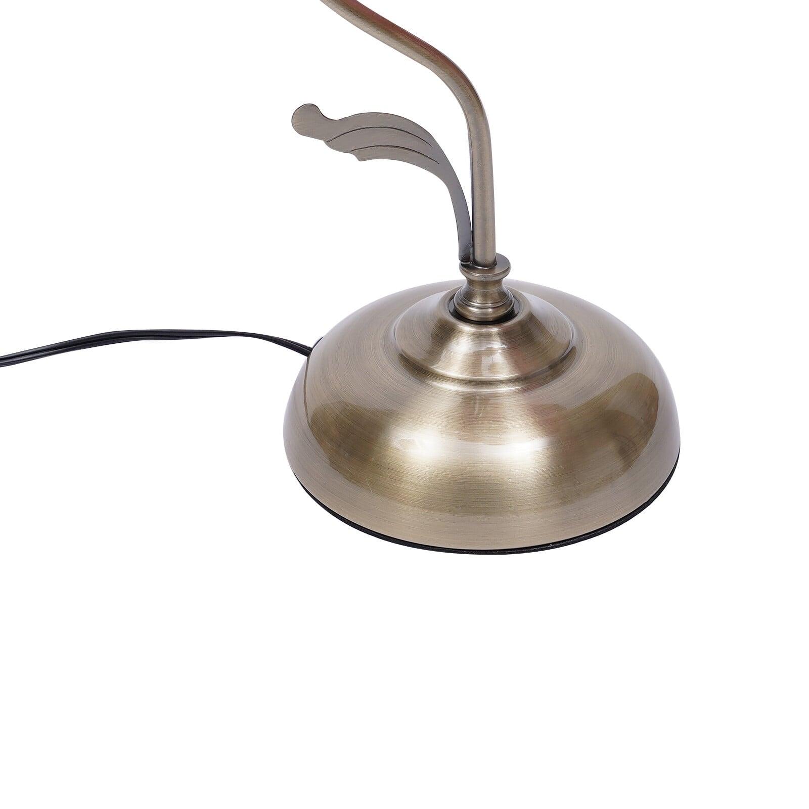 Portable Stained Glass Table Lamp Cherry Blossom Desk Lamp with Petal Lampshade