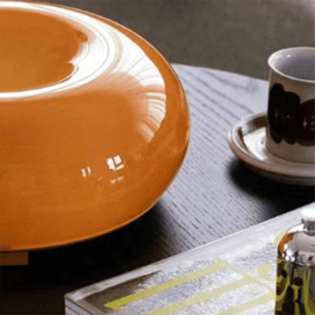 Orange Donut Lamp, Mid Century Modern Bedside Novel Art Deco Beautiful Table and Wall Decoration Lamp