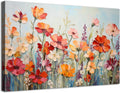 Wildflower Wall Art Colorful Floral Pictures Framed Printed Art for Bathroom Nature Botanical Canvas Prints Poster Modern Abstract Flowers Painting Artwork Living Room Bedroom Home Decorations