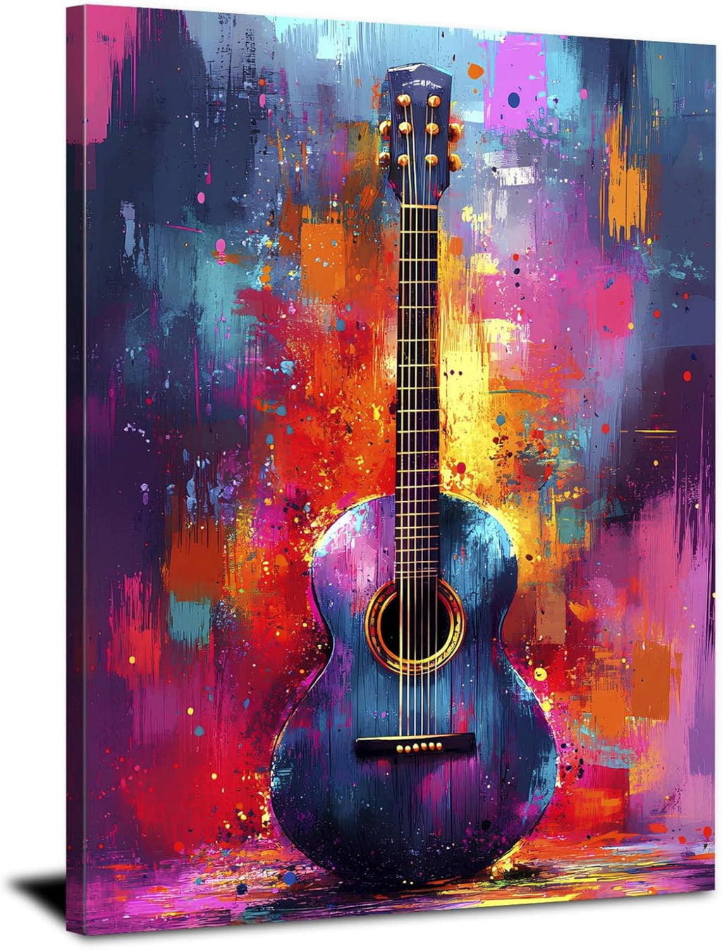 Wildflower Wall Art Colorful Floral Pictures Framed Printed Art for Bathroom Nature Botanical Canvas Prints Poster Modern Abstract Flowers Painting Artwork Living Room Bedroom Home Decorations