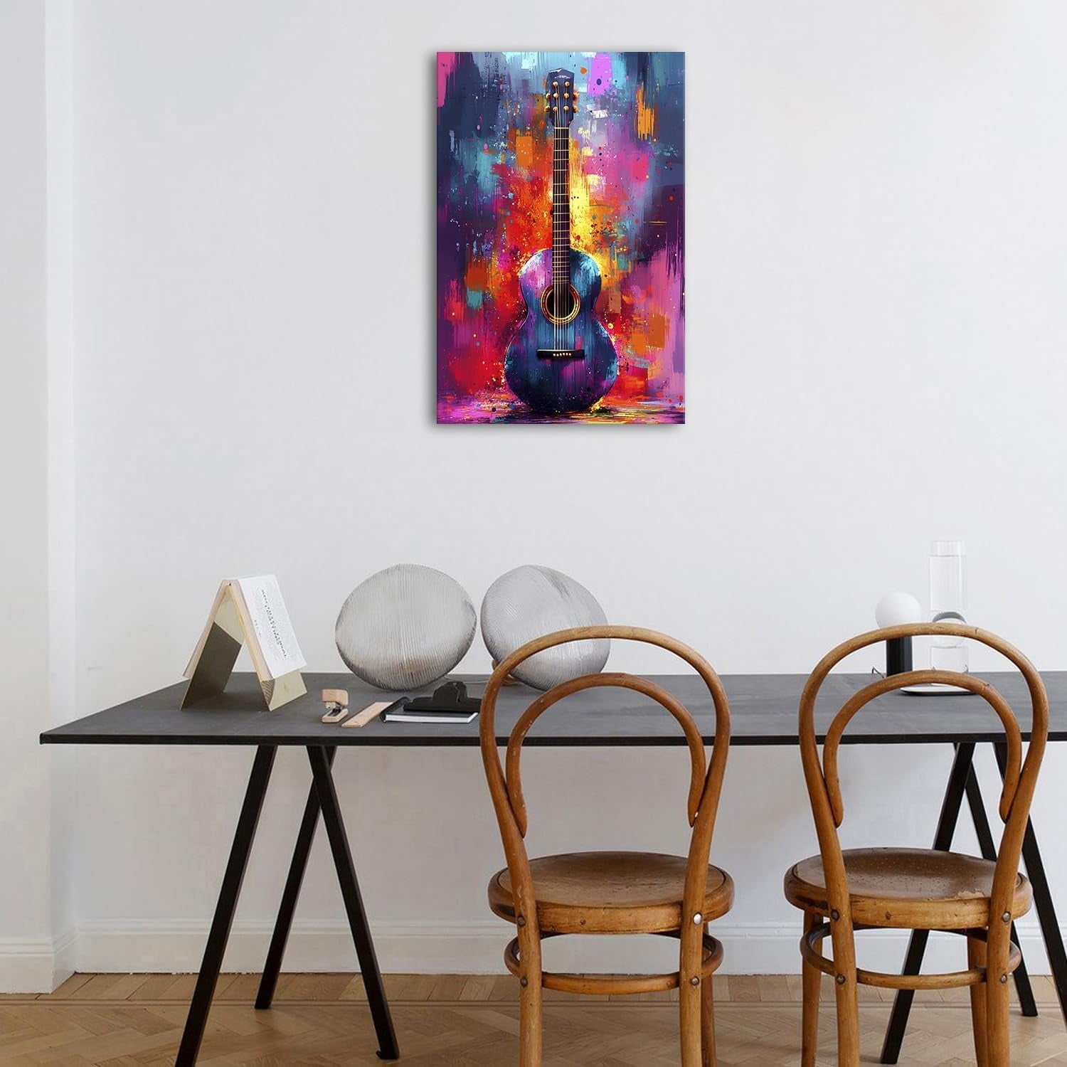 Wildflower Wall Art Colorful Floral Pictures Framed Printed Art for Bathroom Nature Botanical Canvas Prints Poster Modern Abstract Flowers Painting Artwork Living Room Bedroom Home Decorations