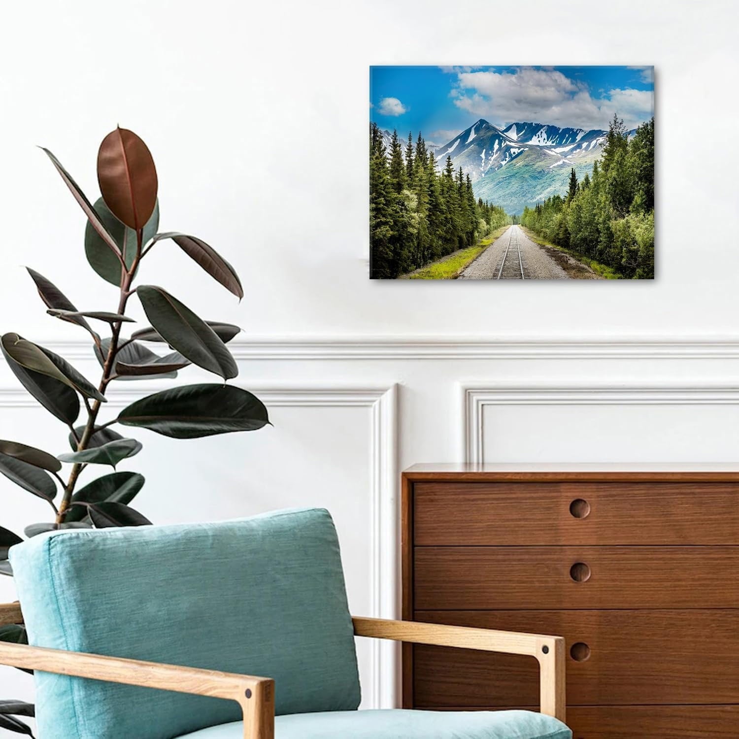 Wildflower Wall Art Colorful Floral Pictures Framed Printed Art for Bathroom Nature Botanical Canvas Prints Poster Modern Abstract Flowers Painting Artwork Living Room Bedroom Home Decorations