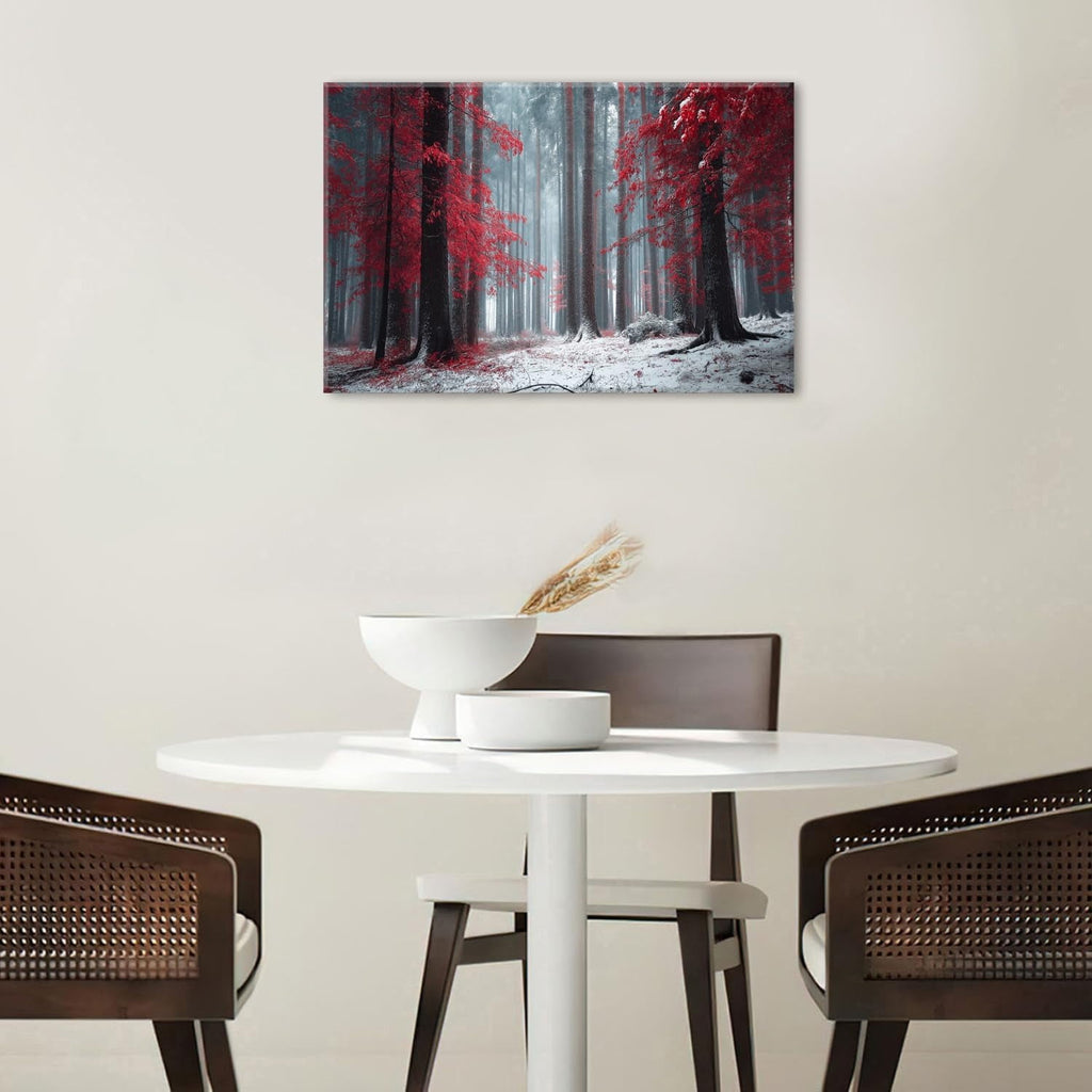 Wildflower Wall Art Colorful Floral Pictures Framed Printed Art for Bathroom Nature Botanical Canvas Prints Poster Modern Abstract Flowers Painting Artwork Living Room Bedroom Home Decorations