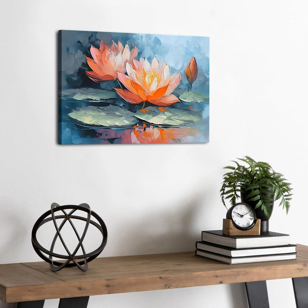 Wildflower Wall Art Colorful Floral Pictures Framed Printed Art for Bathroom Nature Botanical Canvas Prints Poster Modern Abstract Flowers Painting Artwork Living Room Bedroom Home Decorations