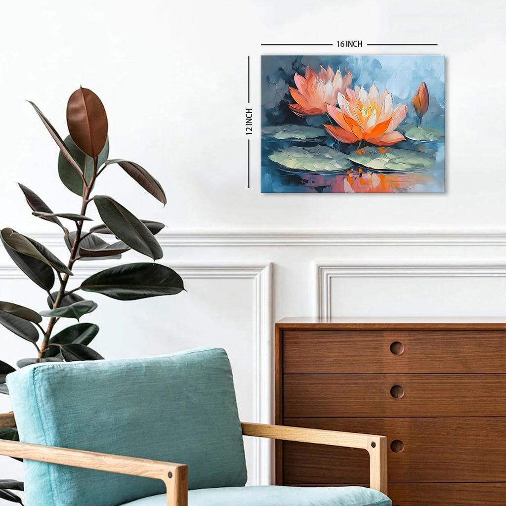 Wildflower Wall Art Colorful Floral Pictures Framed Printed Art for Bathroom Nature Botanical Canvas Prints Poster Modern Abstract Flowers Painting Artwork Living Room Bedroom Home Decorations