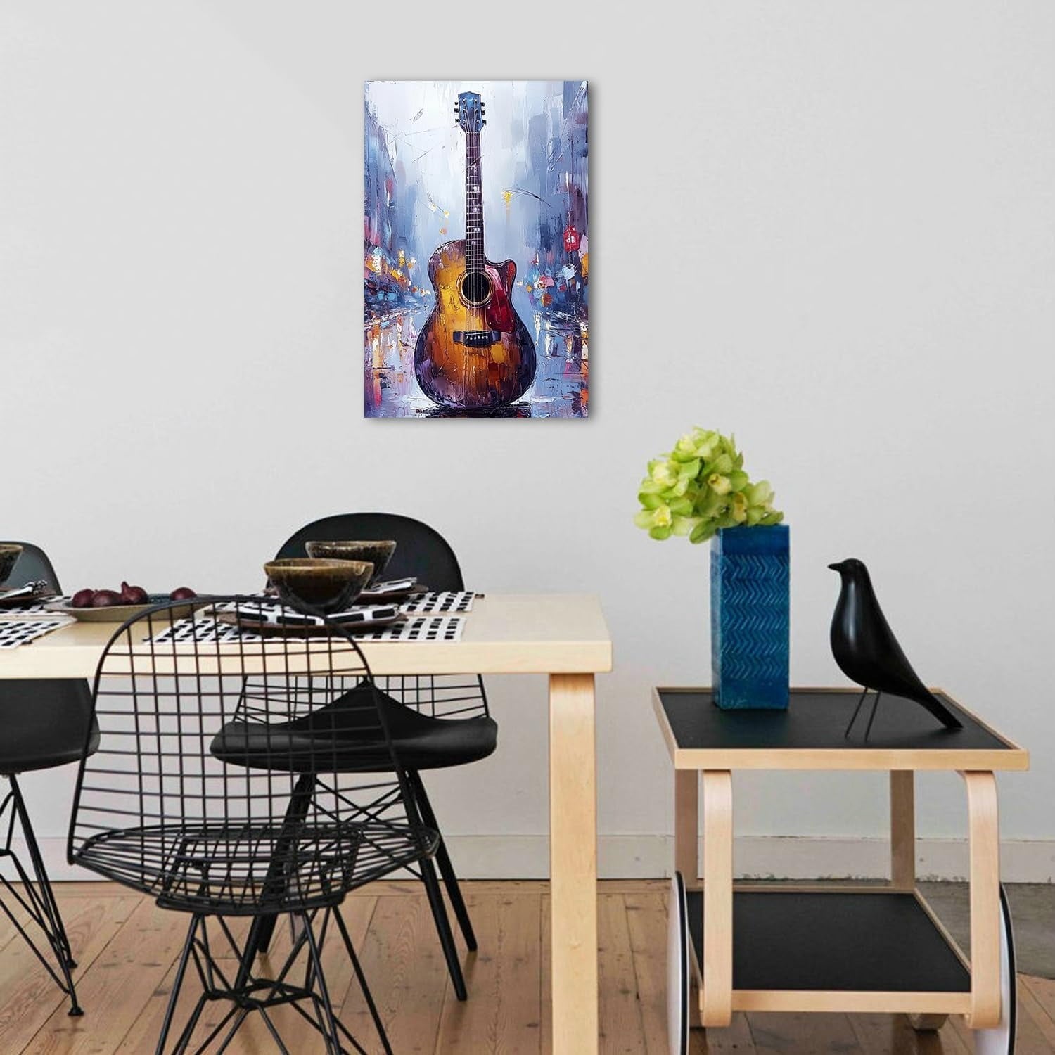 Wildflower Wall Art Colorful Floral Pictures Framed Printed Art for Bathroom Nature Botanical Canvas Prints Poster Modern Abstract Flowers Painting Artwork Living Room Bedroom Home Decorations