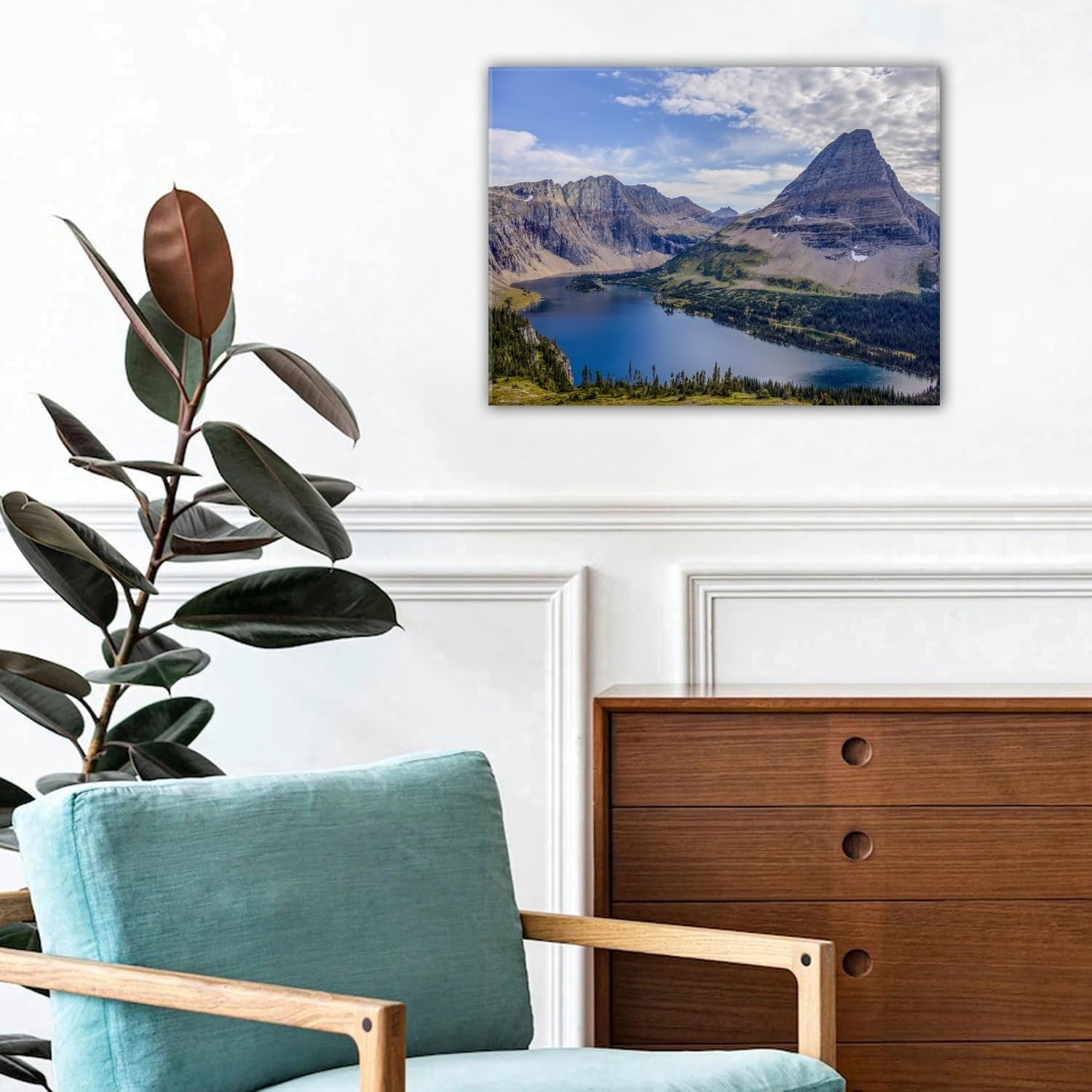 Wildflower Wall Art Colorful Floral Pictures Framed Printed Art for Bathroom Nature Botanical Canvas Prints Poster Modern Abstract Flowers Painting Artwork Living Room Bedroom Home Decorations