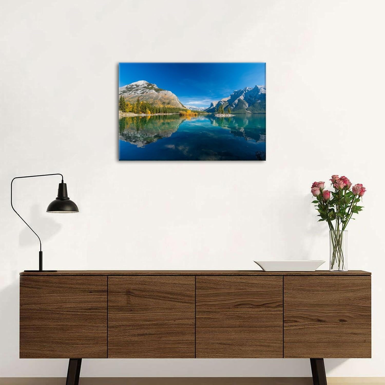 Wildflower Wall Art Colorful Floral Pictures Framed Printed Art for Bathroom Nature Botanical Canvas Prints Poster Modern Abstract Flowers Painting Artwork Living Room Bedroom Home Decorations