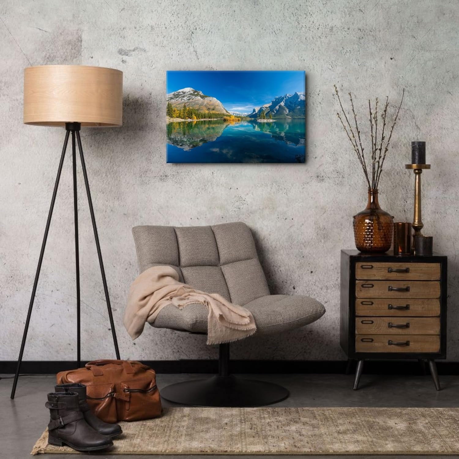 Wildflower Wall Art Colorful Floral Pictures Framed Printed Art for Bathroom Nature Botanical Canvas Prints Poster Modern Abstract Flowers Painting Artwork Living Room Bedroom Home Decorations