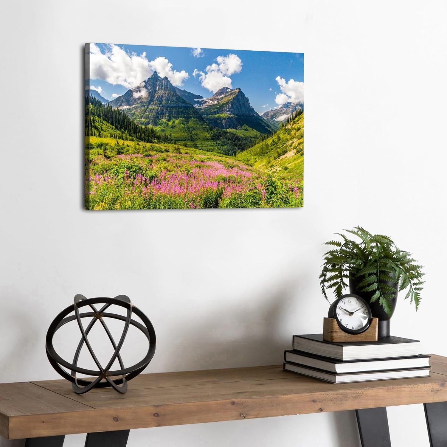 Wildflower Wall Art Colorful Floral Pictures Framed Printed Art for Bathroom Nature Botanical Canvas Prints Poster Modern Abstract Flowers Painting Artwork Living Room Bedroom Home Decorations