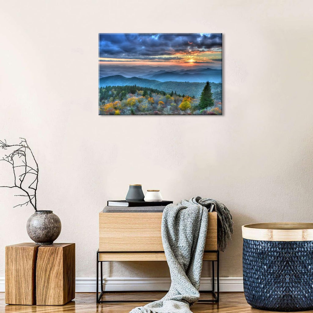 Wildflower Wall Art Colorful Floral Pictures Framed Printed Art for Bathroom Nature Botanical Canvas Prints Poster Modern Abstract Flowers Painting Artwork Living Room Bedroom Home Decorations