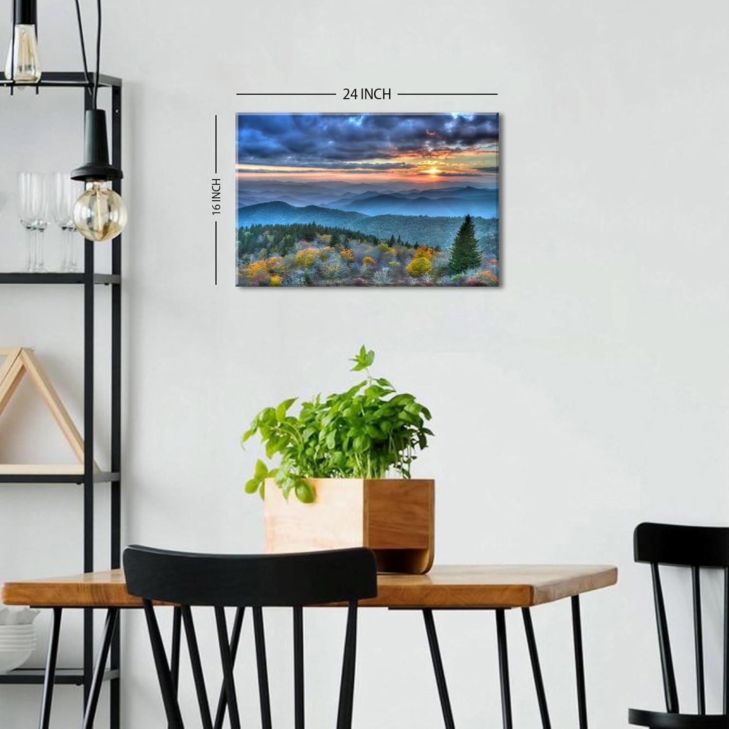 Wildflower Wall Art Colorful Floral Pictures Framed Printed Art for Bathroom Nature Botanical Canvas Prints Poster Modern Abstract Flowers Painting Artwork Living Room Bedroom Home Decorations