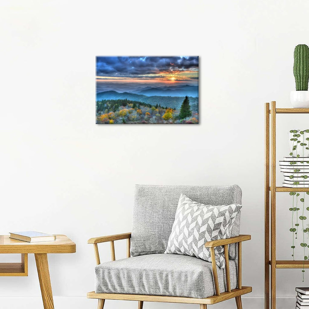 Wildflower Wall Art Colorful Floral Pictures Framed Printed Art for Bathroom Nature Botanical Canvas Prints Poster Modern Abstract Flowers Painting Artwork Living Room Bedroom Home Decorations