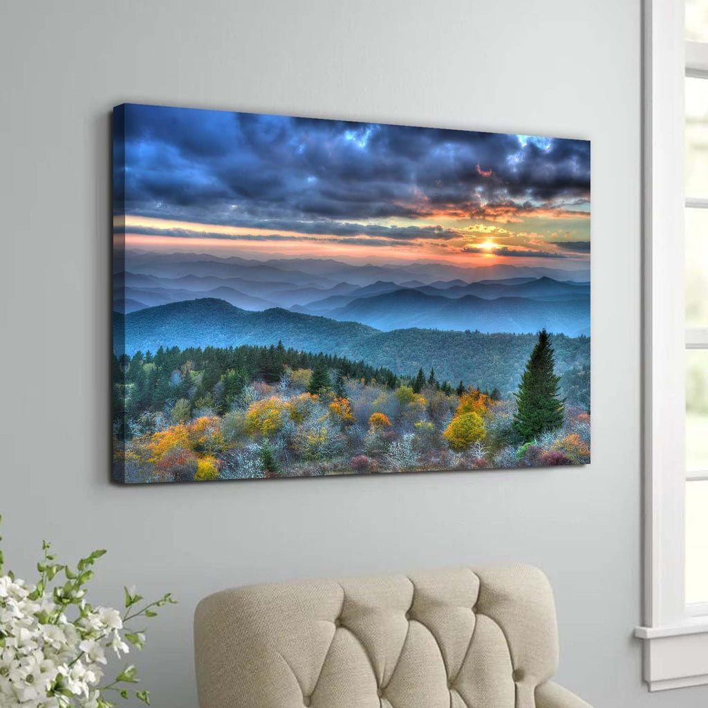 Wildflower Wall Art Colorful Floral Pictures Framed Printed Art for Bathroom Nature Botanical Canvas Prints Poster Modern Abstract Flowers Painting Artwork Living Room Bedroom Home Decorations