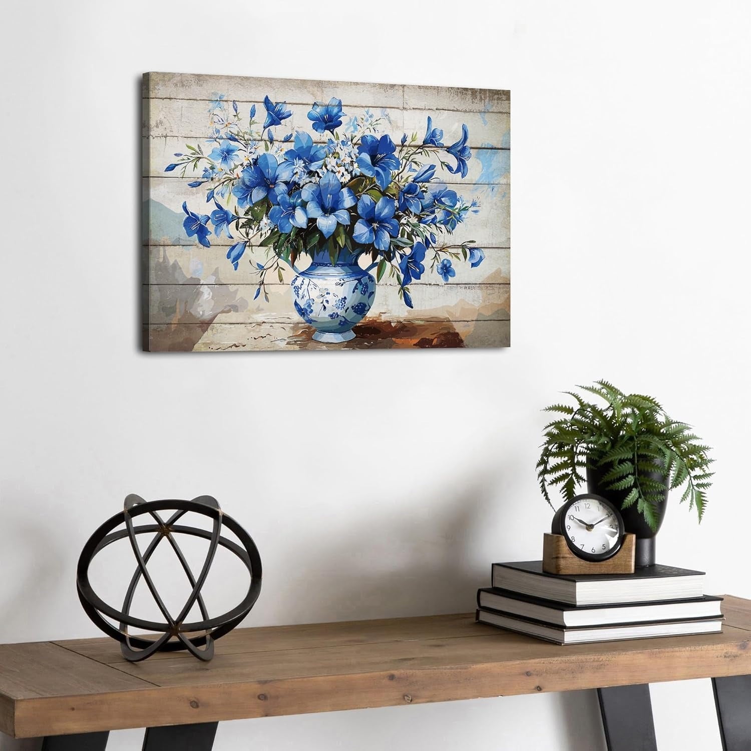 Wildflower Wall Art Colorful Floral Pictures Framed Printed Art for Bathroom Nature Botanical Canvas Prints Poster Modern Abstract Flowers Painting Artwork Living Room Bedroom Home Decorations