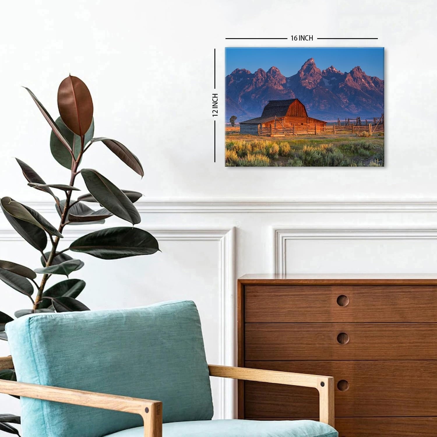 Wildflower Wall Art Colorful Floral Pictures Framed Printed Art for Bathroom Nature Botanical Canvas Prints Poster Modern Abstract Flowers Painting Artwork Living Room Bedroom Home Decorations