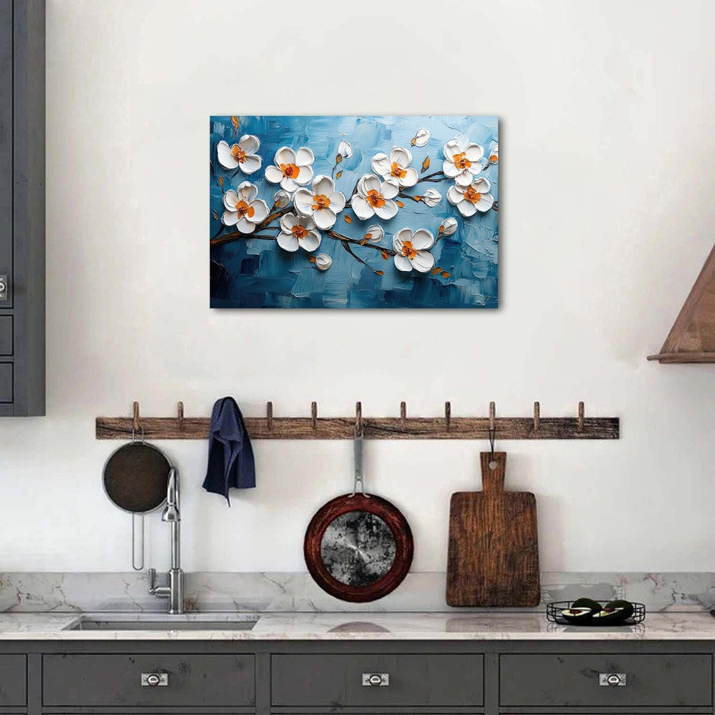 Wildflower Wall Art Colorful Floral Pictures Framed Printed Art for Bathroom Nature Botanical Canvas Prints Poster Modern Abstract Flowers Painting Artwork Living Room Bedroom Home Decorations