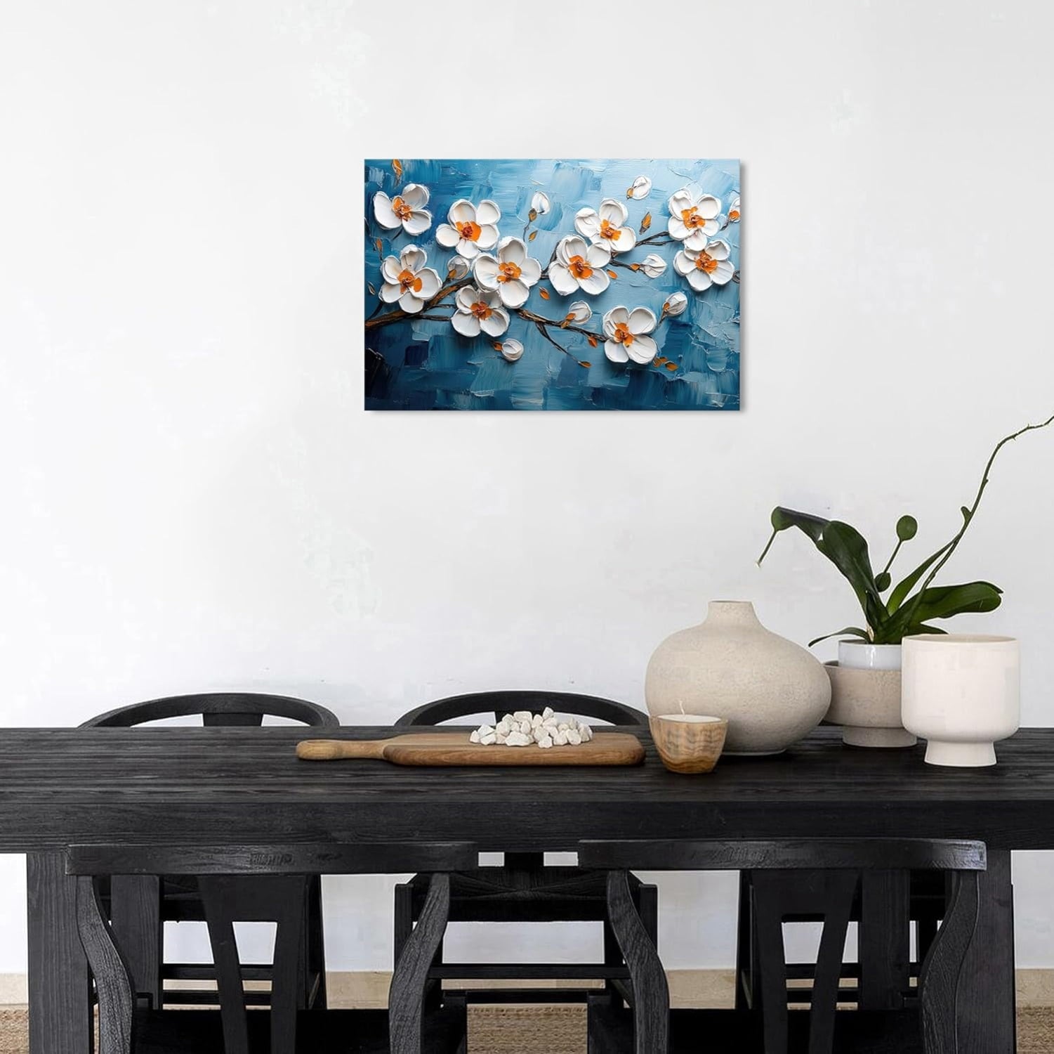 Wildflower Wall Art Colorful Floral Pictures Framed Printed Art for Bathroom Nature Botanical Canvas Prints Poster Modern Abstract Flowers Painting Artwork Living Room Bedroom Home Decorations