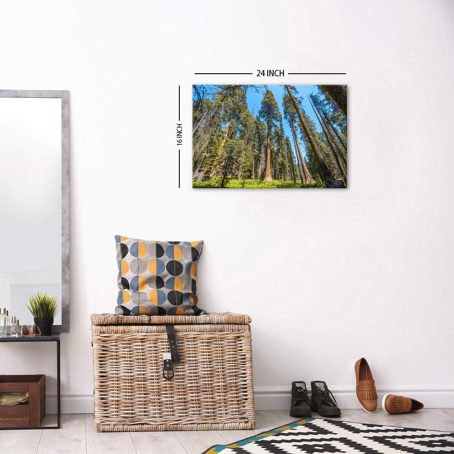 Wildflower Wall Art Colorful Floral Pictures Framed Printed Art for Bathroom Nature Botanical Canvas Prints Poster Modern Abstract Flowers Painting Artwork Living Room Bedroom Home Decorations
