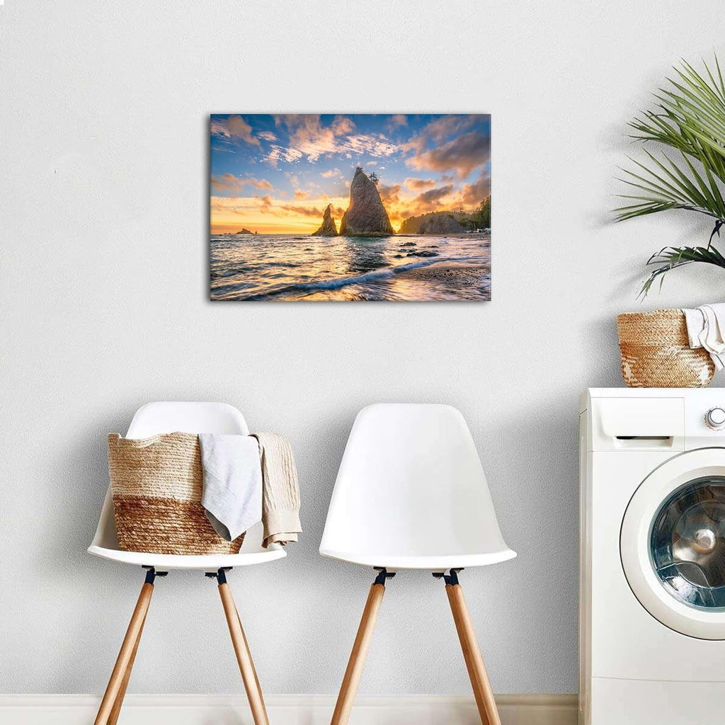 Wildflower Wall Art Colorful Floral Pictures Framed Printed Art for Bathroom Nature Botanical Canvas Prints Poster Modern Abstract Flowers Painting Artwork Living Room Bedroom Home Decorations
