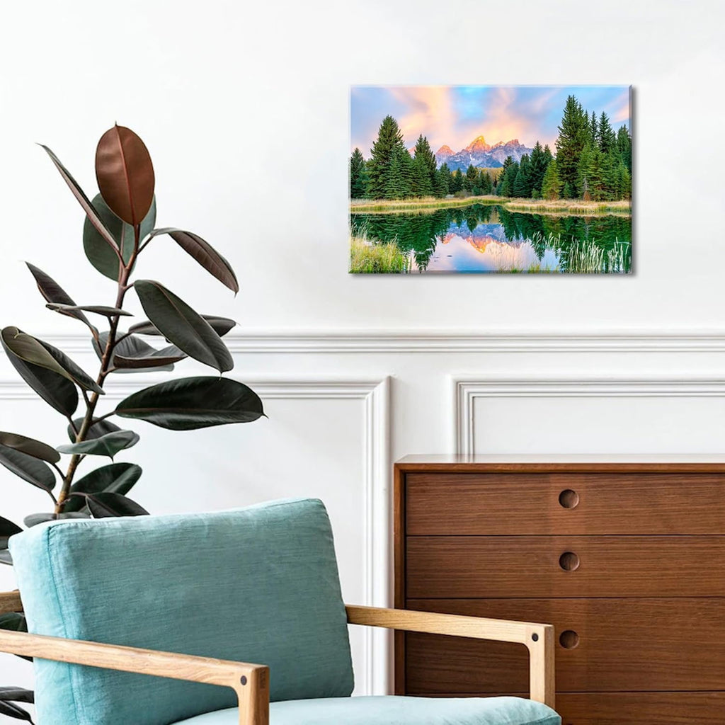 Wildflower Wall Art Colorful Floral Pictures Framed Printed Art for Bathroom Nature Botanical Canvas Prints Poster Modern Abstract Flowers Painting Artwork Living Room Bedroom Home Decorations