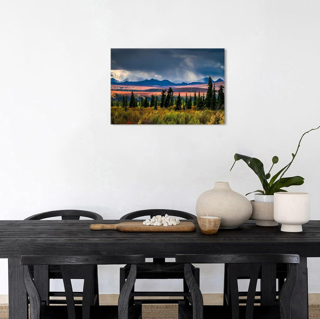 Wildflower Wall Art Colorful Floral Pictures Framed Printed Art for Bathroom Nature Botanical Canvas Prints Poster Modern Abstract Flowers Painting Artwork Living Room Bedroom Home Decorations