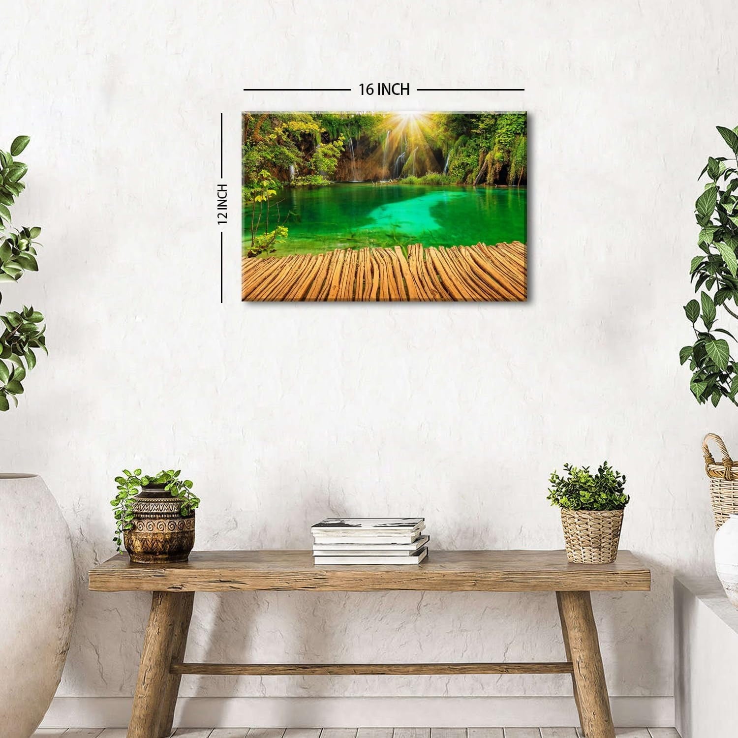 Wildflower Wall Art Colorful Floral Pictures Framed Printed Art for Bathroom Nature Botanical Canvas Prints Poster Modern Abstract Flowers Painting Artwork Living Room Bedroom Home Decorations