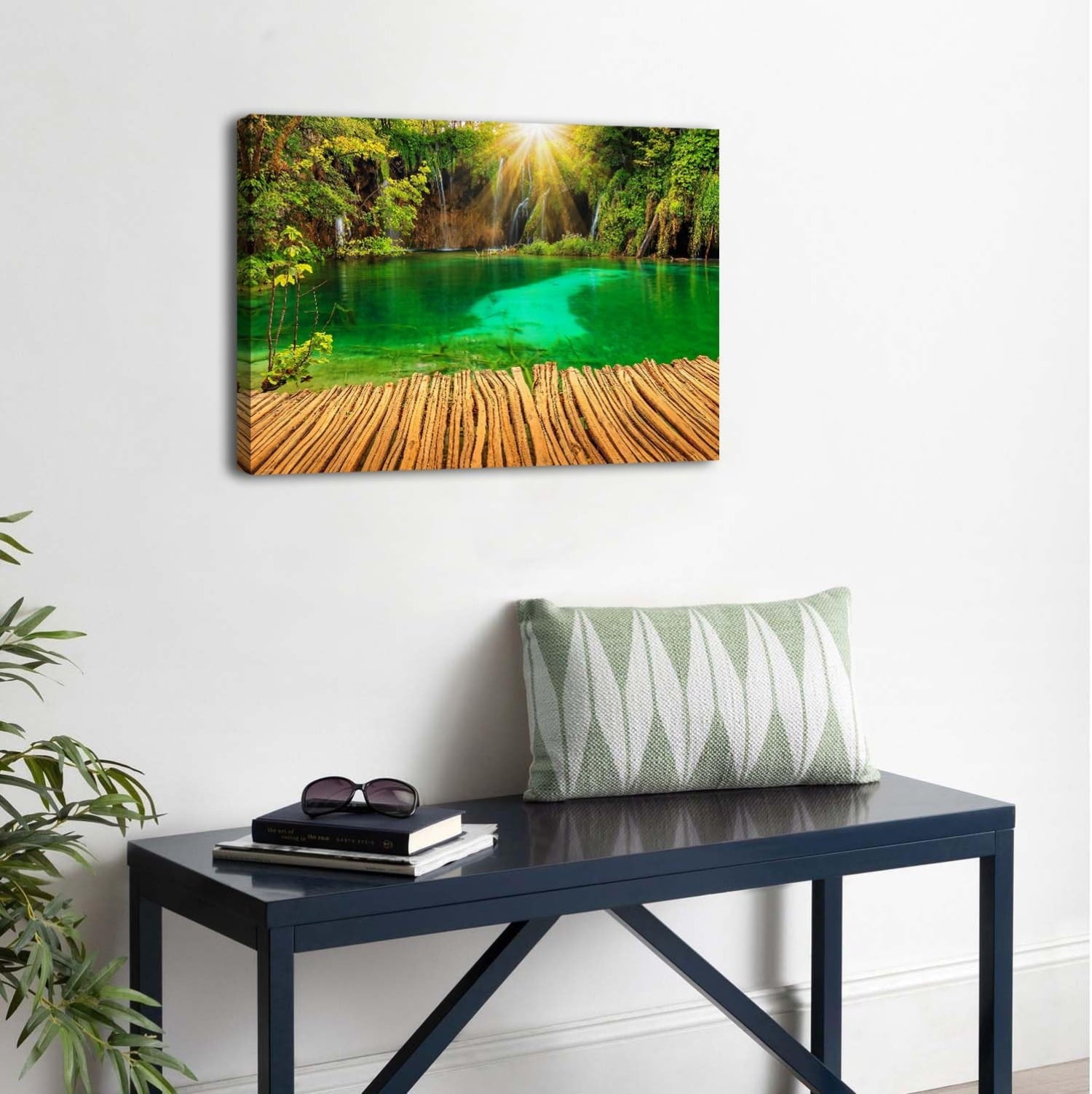 Wildflower Wall Art Colorful Floral Pictures Framed Printed Art for Bathroom Nature Botanical Canvas Prints Poster Modern Abstract Flowers Painting Artwork Living Room Bedroom Home Decorations
