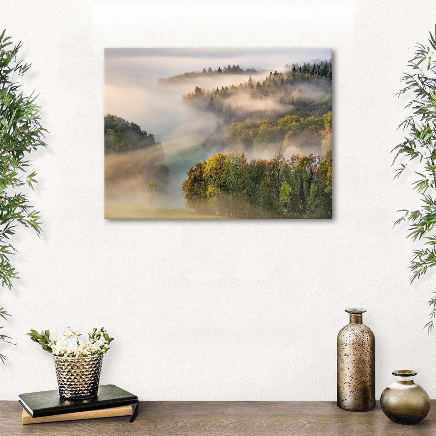 Wildflower Wall Art Colorful Floral Pictures Framed Printed Art for Bathroom Nature Botanical Canvas Prints Poster Modern Abstract Flowers Painting Artwork Living Room Bedroom Home Decorations