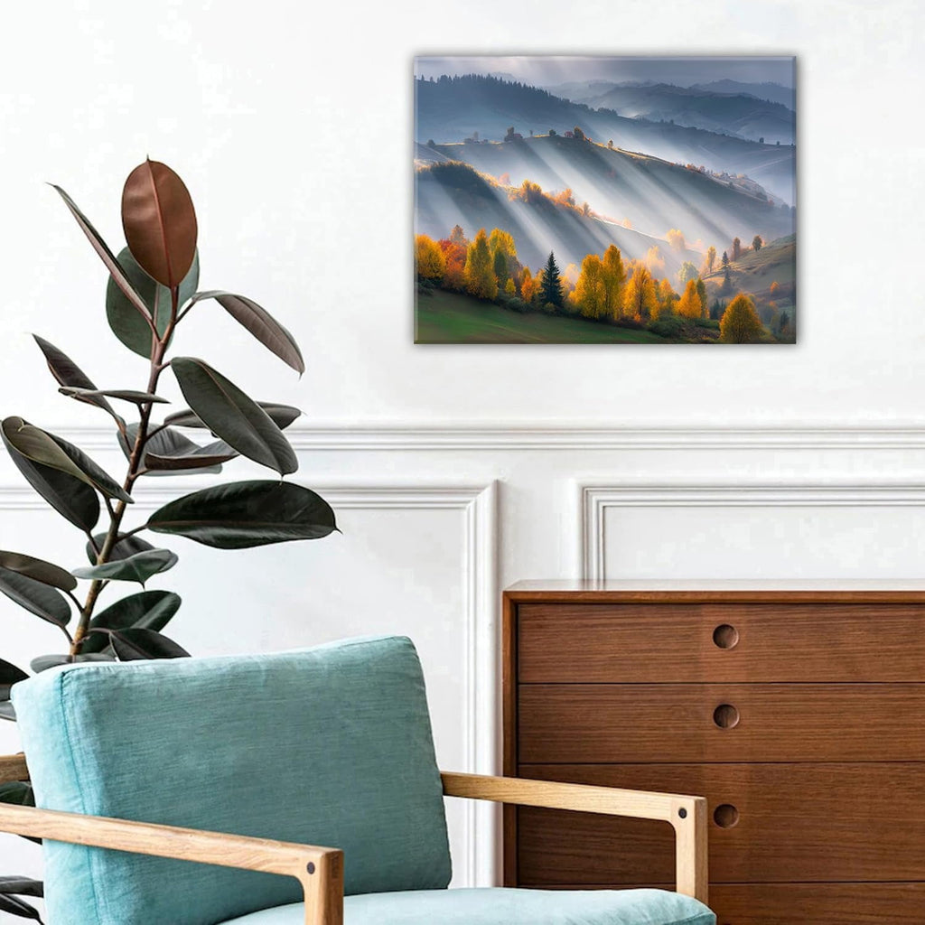 Wildflower Wall Art Colorful Floral Pictures Framed Printed Art for Bathroom Nature Botanical Canvas Prints Poster Modern Abstract Flowers Painting Artwork Living Room Bedroom Home Decorations