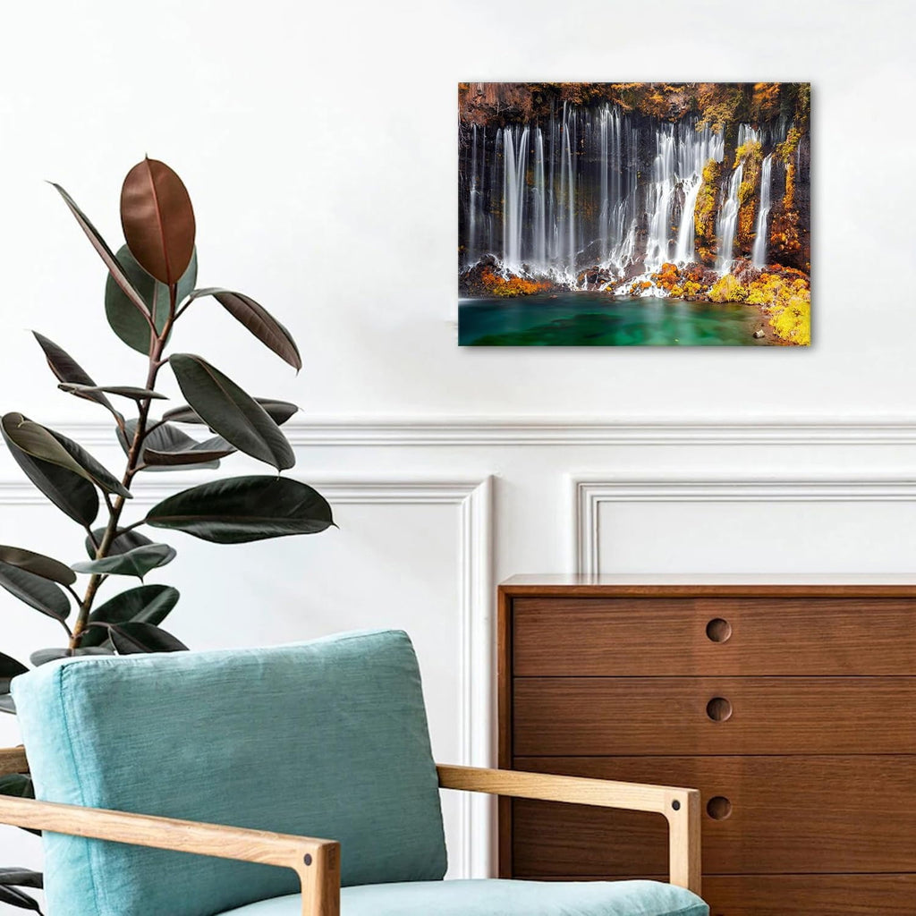 Wildflower Wall Art Colorful Floral Pictures Framed Printed Art for Bathroom Nature Botanical Canvas Prints Poster Modern Abstract Flowers Painting Artwork Living Room Bedroom Home Decorations