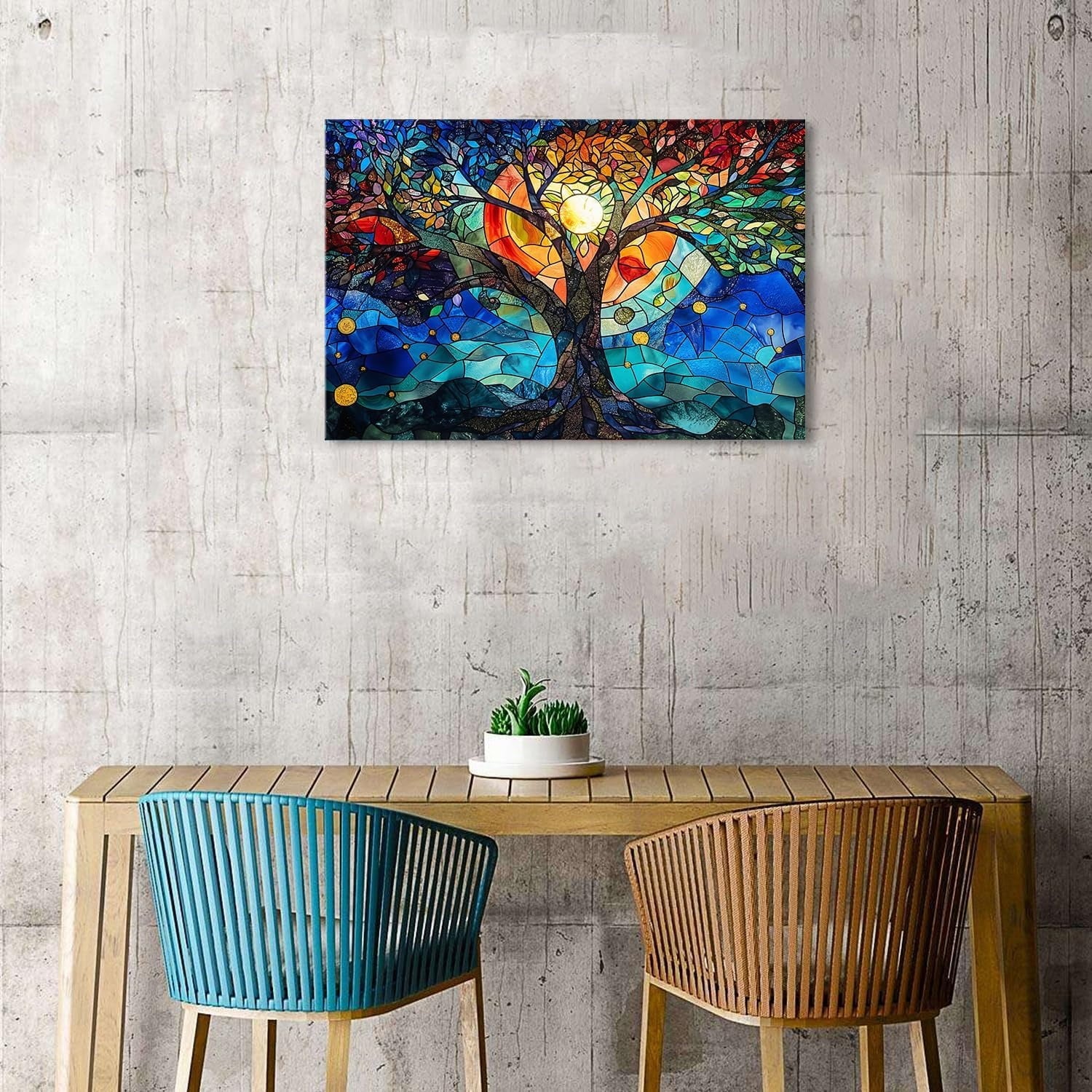 Wildflower Wall Art Colorful Floral Pictures Framed Printed Art for Bathroom Nature Botanical Canvas Prints Poster Modern Abstract Flowers Painting Artwork Living Room Bedroom Home Decorations