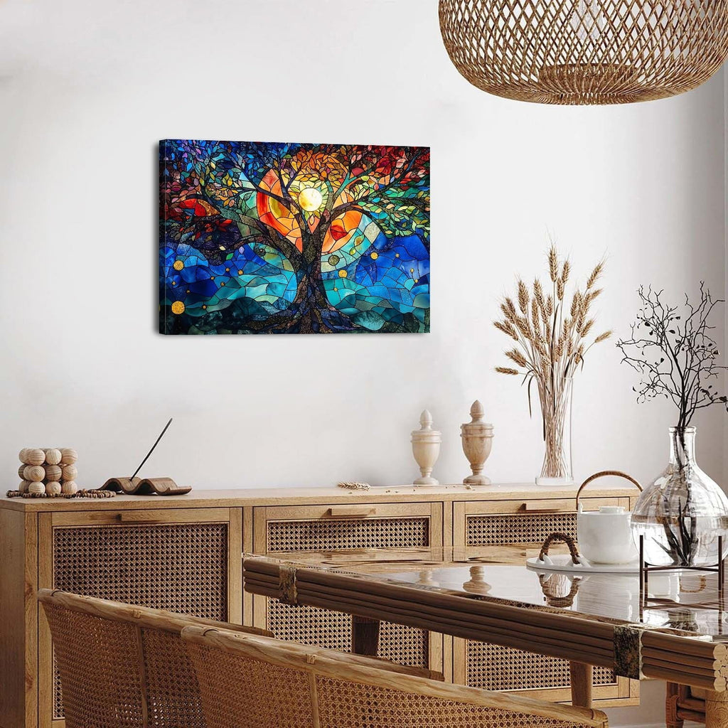 Wildflower Wall Art Colorful Floral Pictures Framed Printed Art for Bathroom Nature Botanical Canvas Prints Poster Modern Abstract Flowers Painting Artwork Living Room Bedroom Home Decorations