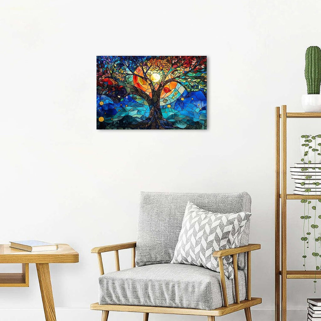 Wildflower Wall Art Colorful Floral Pictures Framed Printed Art for Bathroom Nature Botanical Canvas Prints Poster Modern Abstract Flowers Painting Artwork Living Room Bedroom Home Decorations