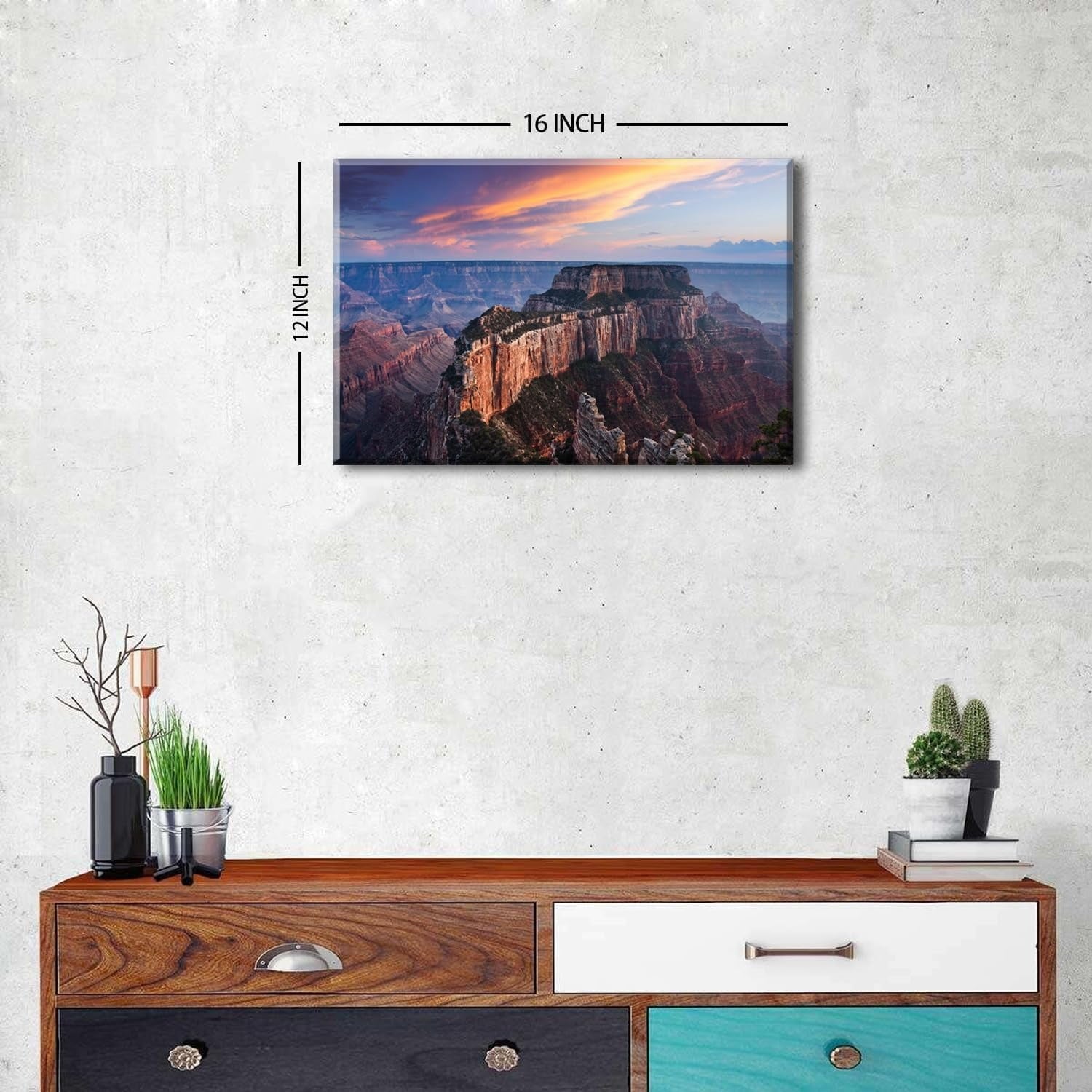 Wildflower Wall Art Colorful Floral Pictures Framed Printed Art for Bathroom Nature Botanical Canvas Prints Poster Modern Abstract Flowers Painting Artwork Living Room Bedroom Home Decorations