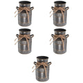 5 PCS Decorative Vase Vases for Retro Milk Bottle
