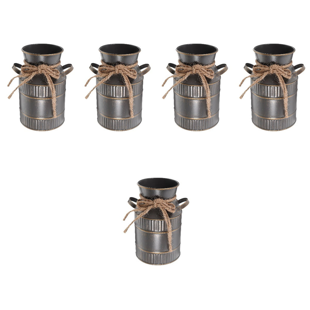 5 PCS Decorative Vase Vases for Retro Milk Bottle