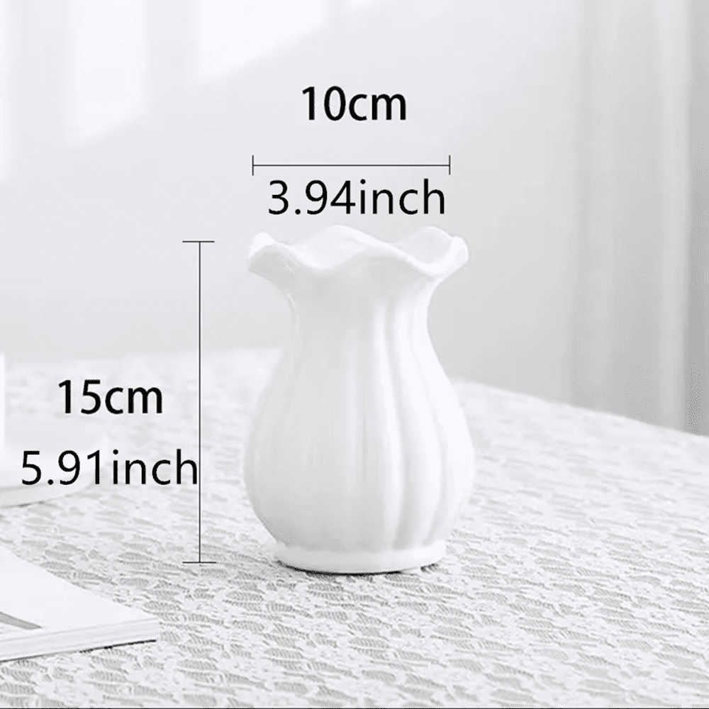 White vase