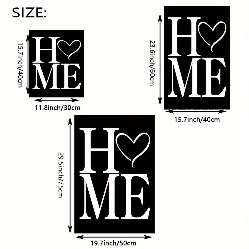 3pcs Home Love Family Poster Quotes Canvas Painting Wall Art Wall Decor Bedroom Decor Living Room Decor Home Decoration Unframed