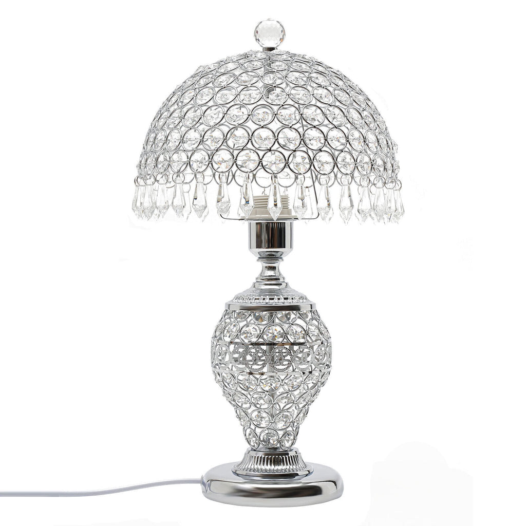 Crystal Table Lamp Bedside Nightstand Desk Reading Lamp Bedroom Living Room Lamp