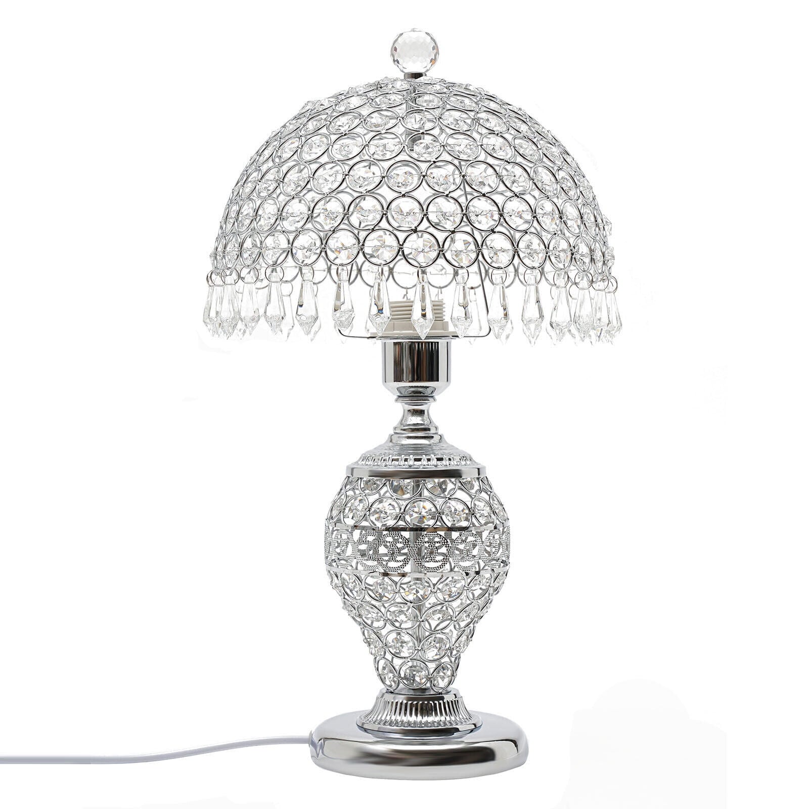Crystal Table Lamp Bedside Nightstand Desk Reading Lamp Bedroom Living Room Lamp