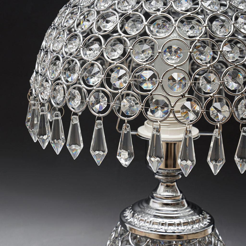 Crystal Table Lamp Bedside Nightstand Desk Reading Lamp Bedroom Living Room Lamp