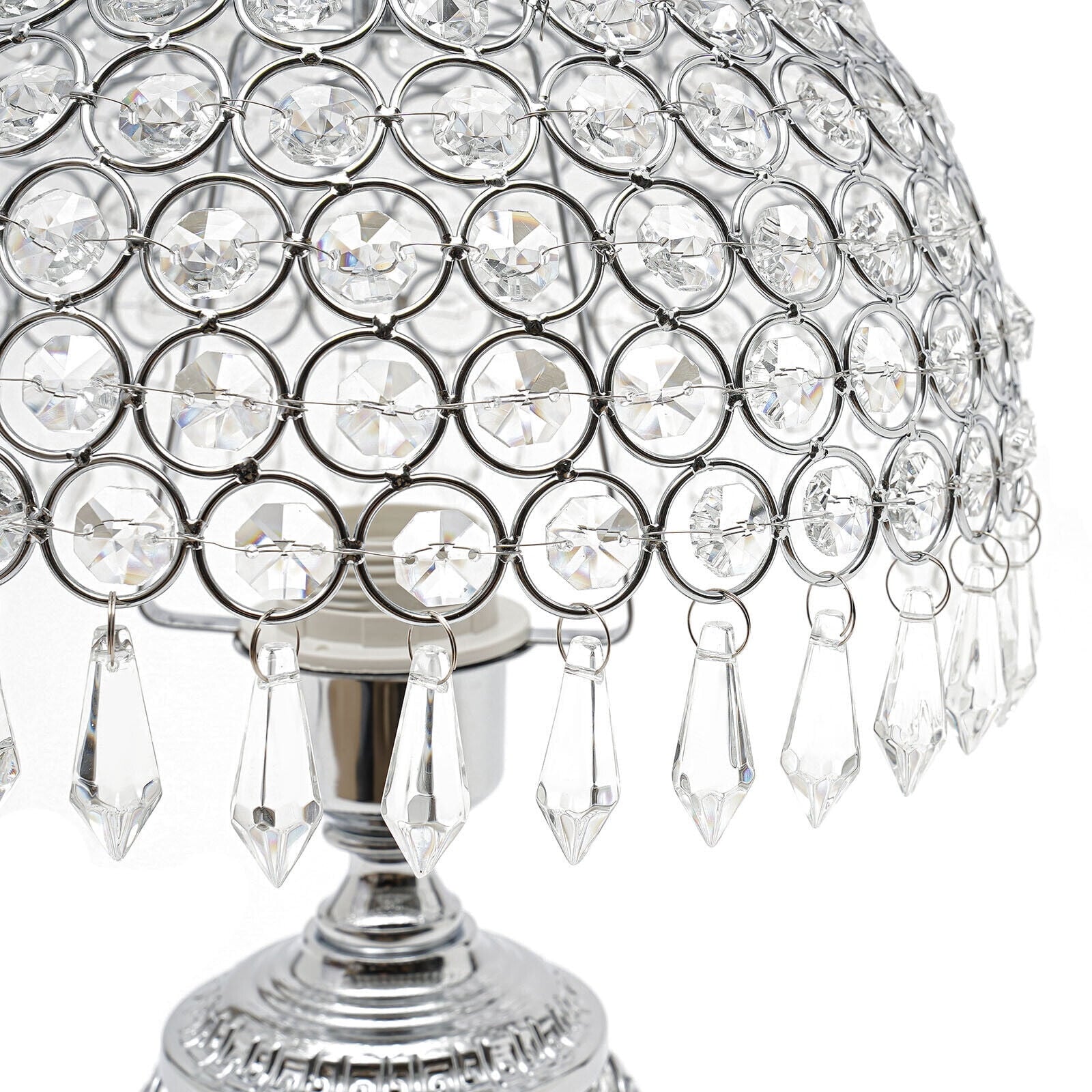 Crystal Table Lamp Bedside Nightstand Desk Reading Lamp Bedroom Living Room Lamp