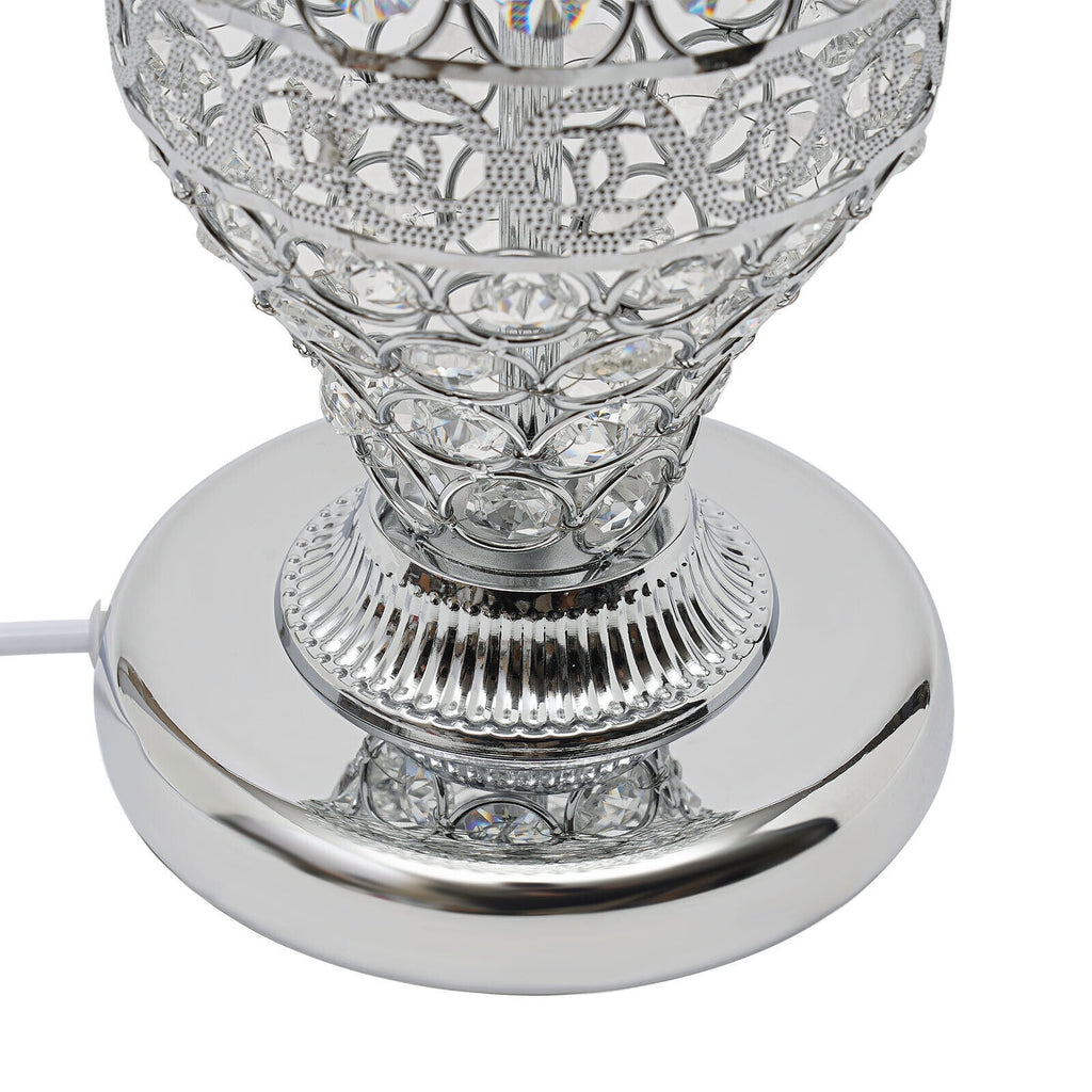Crystal Table Lamp Bedside Nightstand Desk Reading Lamp Bedroom Living Room Lamp