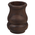 Vintage Wooden Vase for Flower Arrangement in Wedding Style